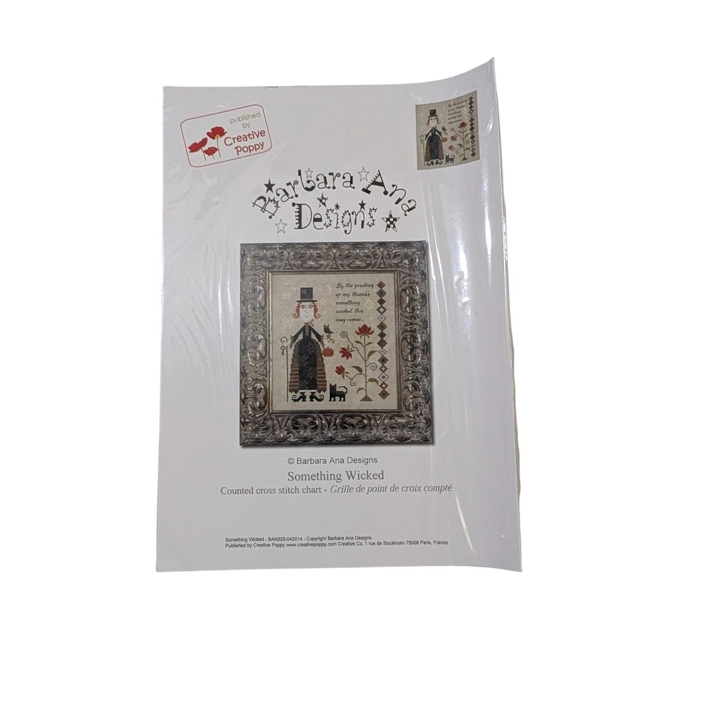 Barbara Ana Designs Something Wicked Counted Cross Stitch Chart Pattern 2013